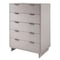 Manhattan Comfort Granville Light Grey 5-Drawer Chest and 6-Drawer Double Dresser, Set of 2 GRAN066 - alternate 2
